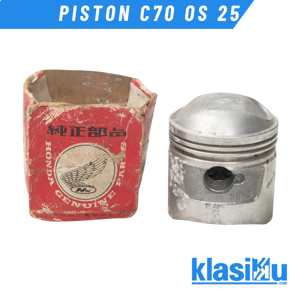 ลูกสูบเท่านั้น Honda C70 C 70 Pitung Oversize 25 Os 0.25 Nos Honda อะไหล่แท้
