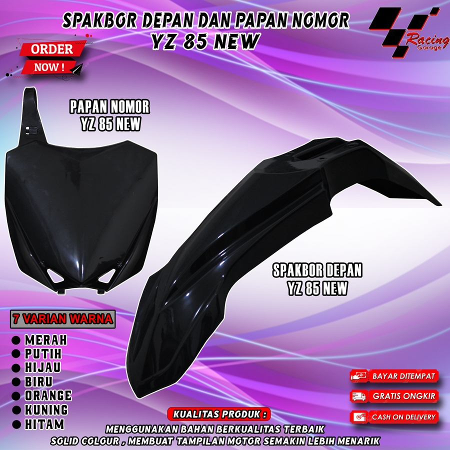 FRONT FENDER YZ85 YZ 85 ใหม่ 2016 ใหม่ SPAK TRAILBOARD SUPERMOTO SUPER MOTO DIRTBIKE YAMAHA