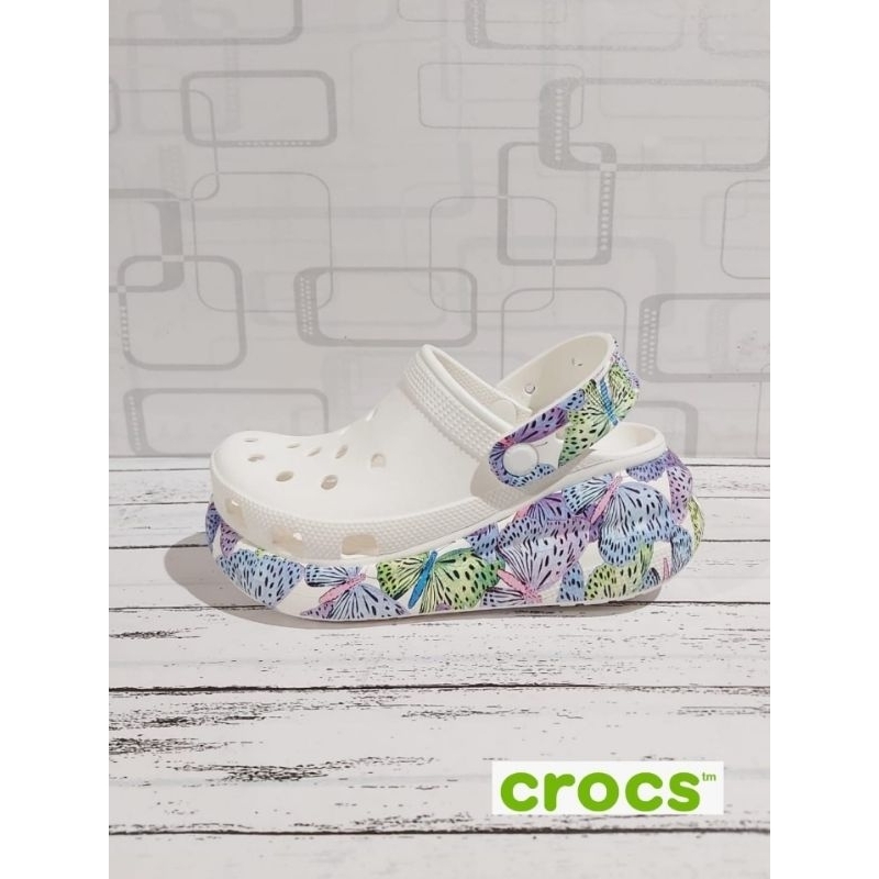 รองเท้าแตะ Crocs Crush Clog motif / Crocs Crush Clog motif woman / Crocs Crush clog