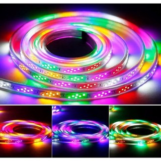 Lampu LED STRIP SELANG 2835 10Meter/220V OUTDOOR RGB/LED strip warna-warni