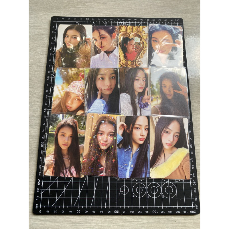 Photocard กางเกงยีนส์ใหม่ weverse รับ abc,blue book,omg,sg24, กลุ่มฤดูกาล 2024 (minji, danielle,haer