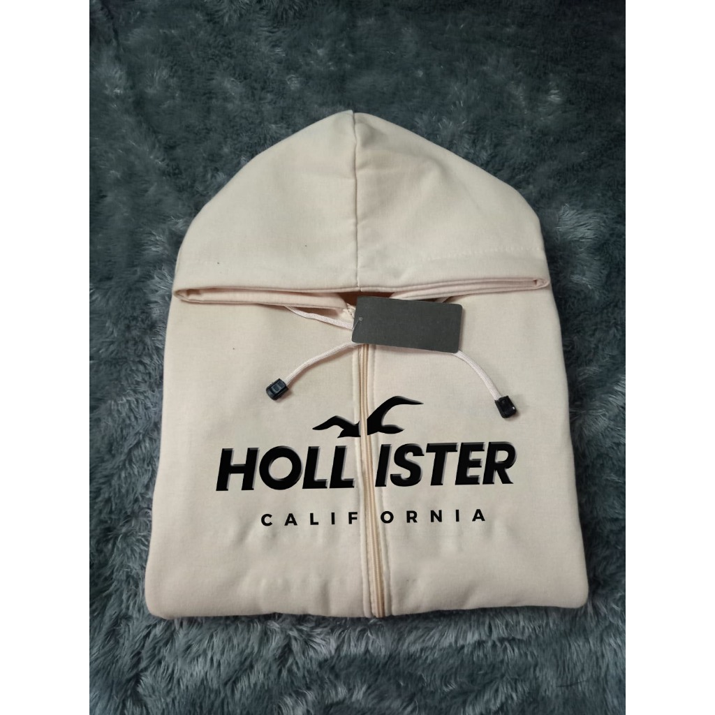 Hollister California Texs เสื้อแจ็คเก็ตมีฮู้ดปักลายสําหรับผู้ชายและผู้หญิงคุณภาพสูงระดับพรีเมียม