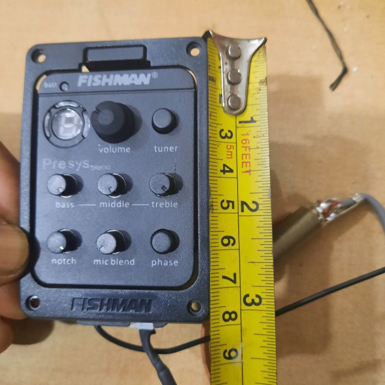 Hot Preamp fishman EQ ผสมผสาน/ฟิชแมน 301 อีควอไลเซอร์