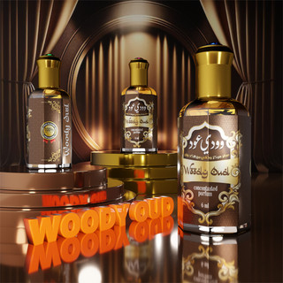 Woody Oud Parfum Solat (12 ml) Non Alkohol