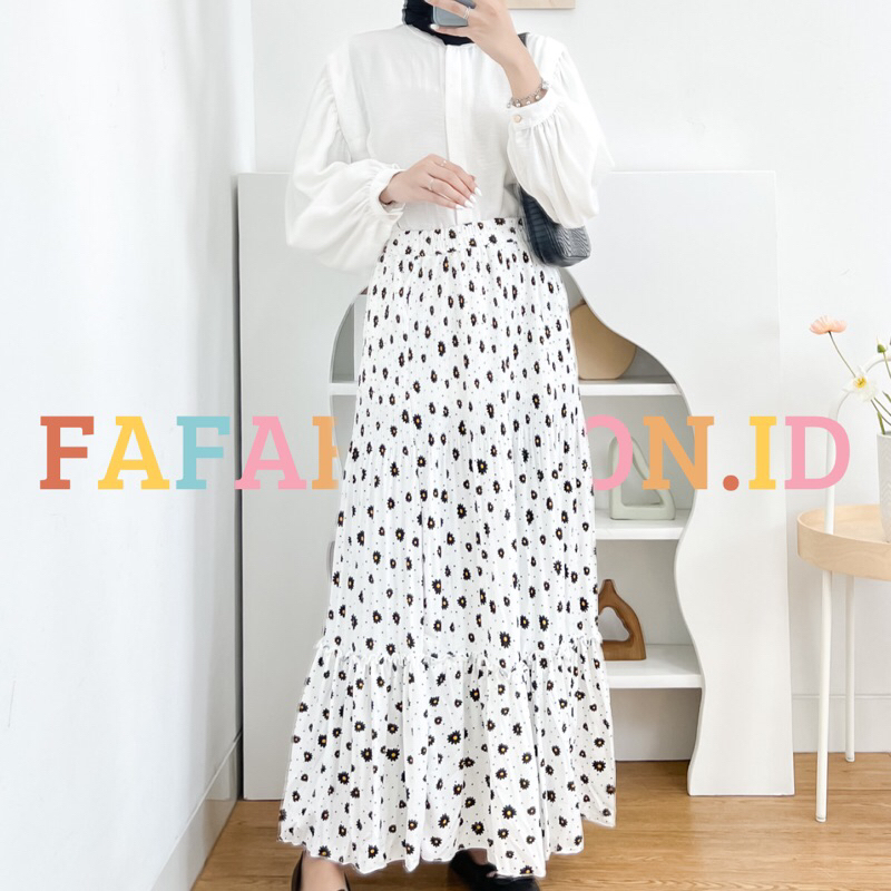 •fafahshion.id• กระโปรงเดซี่ | กระโปรงดอกไม้ PATTERN