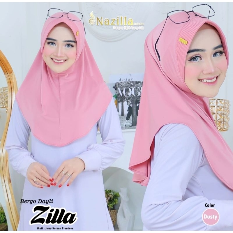 Nazilla Bergo Daily Zilla Hijab ดั้งเดิม