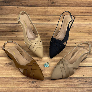Sepatu Sandal Mules Daymihci Hak 3cm YK04 ~ Clarenzo