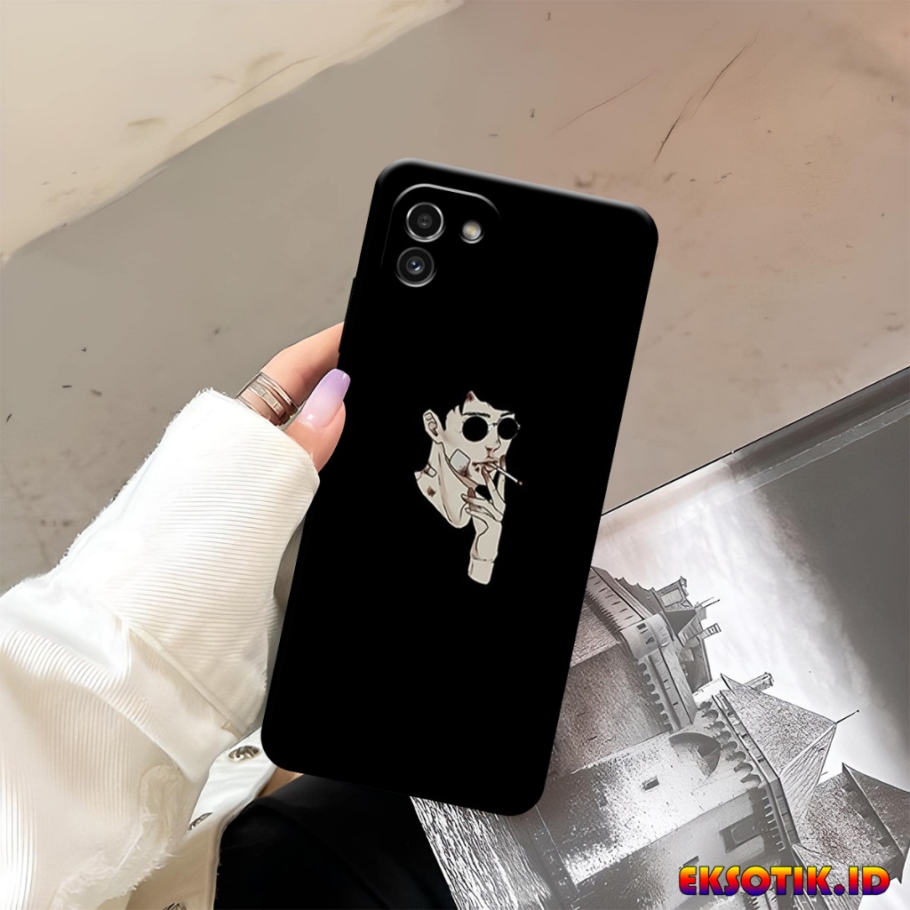 SAMSUNG A03 กรณี Eksotik.id SAMSUNG A03 ปลอกมือถืออุปกรณ์เสริมผิว SILICON SAMSUNG A03 Kesing Hardcas