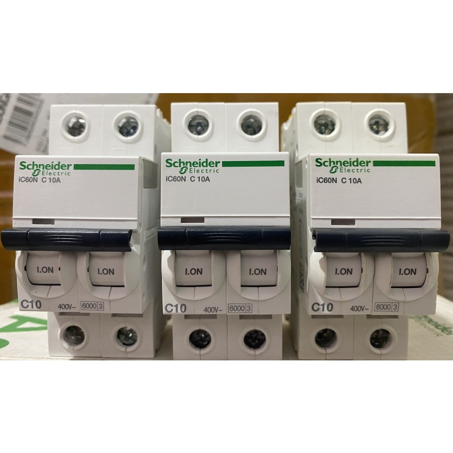 MCB เซอร์กิตเบรกเกอร์ขนาดเล็ก Schneider 2P ประเภท ic60n A9F74206 A9F74210 A9F74220 A9F74216 A9F74225