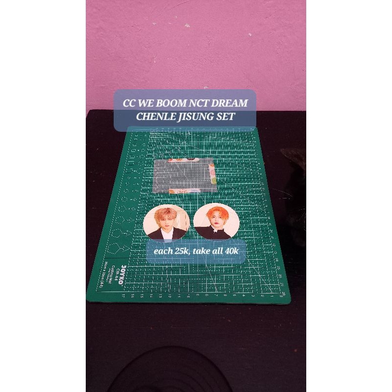 Cc ALBUM WE BOOM NCT DREAM CHENLIEL JISUNG SET