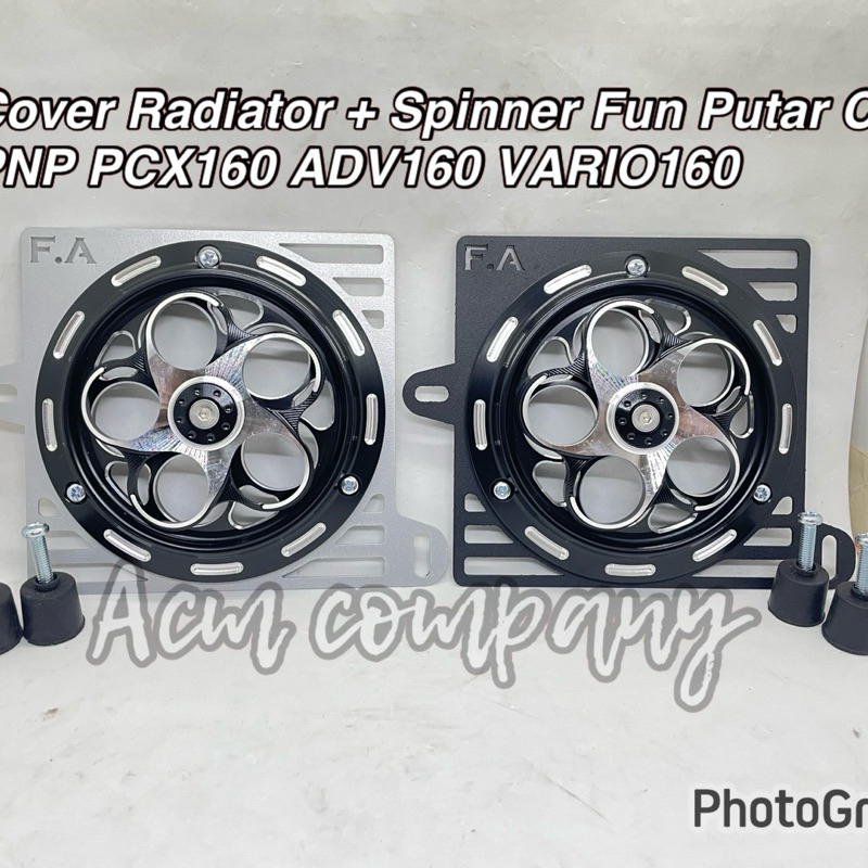 Fa COVER RADIATOR หมวก + SPINNER FUN หมุน FULL CNC PNP STYLO ใหม ่ ADV160 PCX160 VARIO160