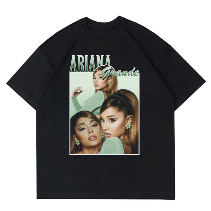 เสื้อยืด พิมพ์ลาย Ariana GRANDE ออกแบบดี ด้านหน้า | เสื้อยืด ลาย Ariana GRANDE VINTAGE | Ariana GRANDE ขนาดเกิน