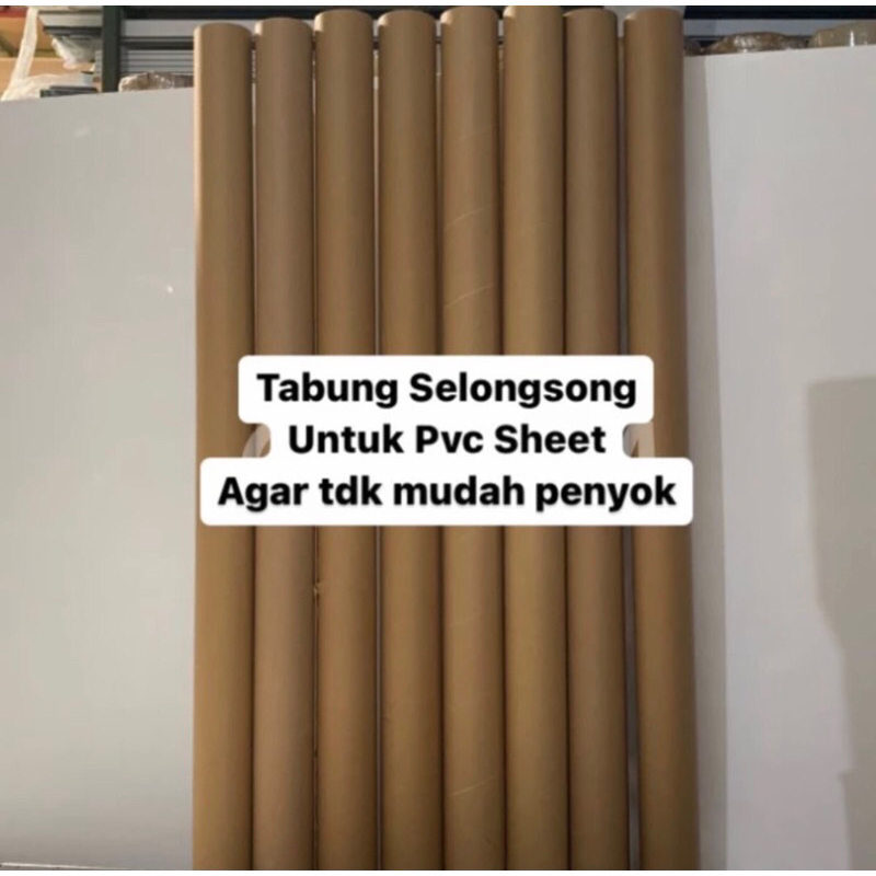 แผ่น Pvc Taco Supercon Decon Decosheet Kertasive Cone Packing Tube