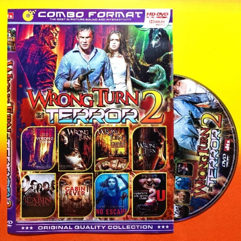 HORROR WRONG TURN DVD CASSETTE