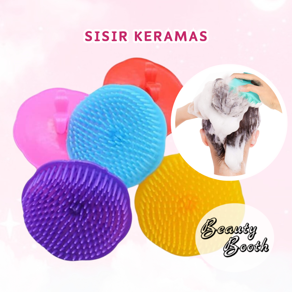 Sisir keramas Bulat | Sisir Pijat Kepala - Beauty Booth Beautybooth