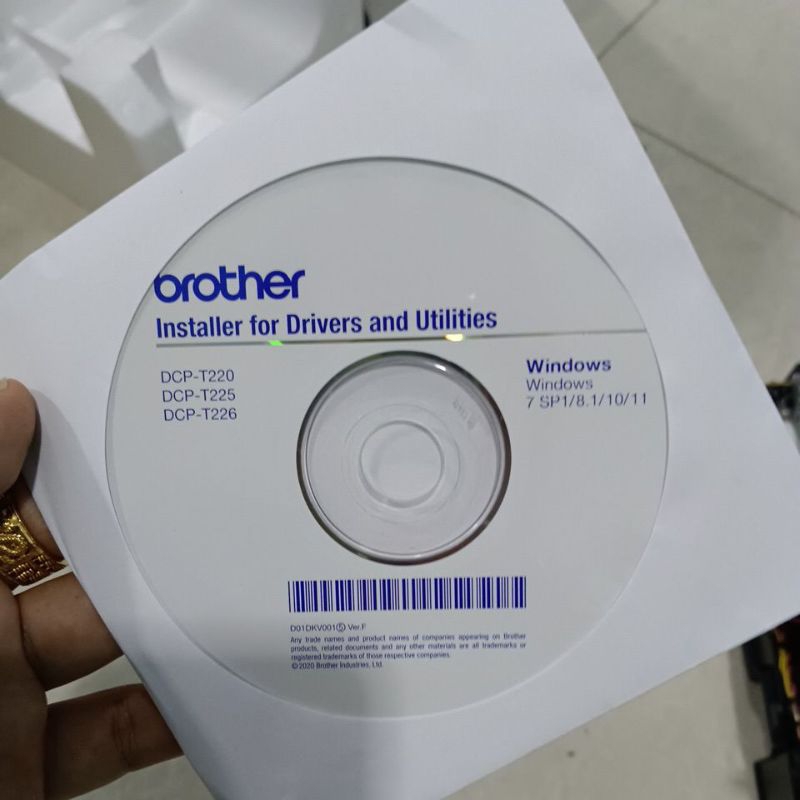Cd driver เครื่องพิมพ์ brother t220 t225 t226 เดิม