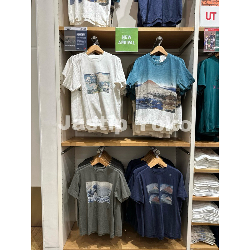 ผู้ชาย UT Ukiyo-e Archive แขนสั้น UNIQLO
