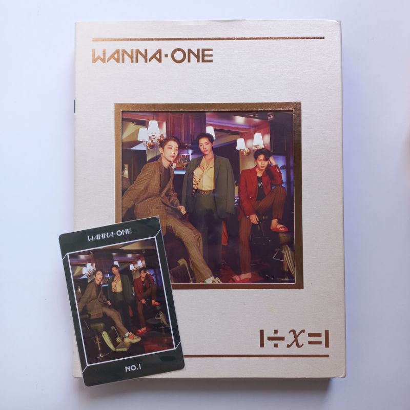[OFFICIAL] WANNA ONE ALBUM เฉพาะโฟโต้การ์ด UNDIVIDED NO. 1 รุ่น JIHOON GUANLIN JINYOUNG