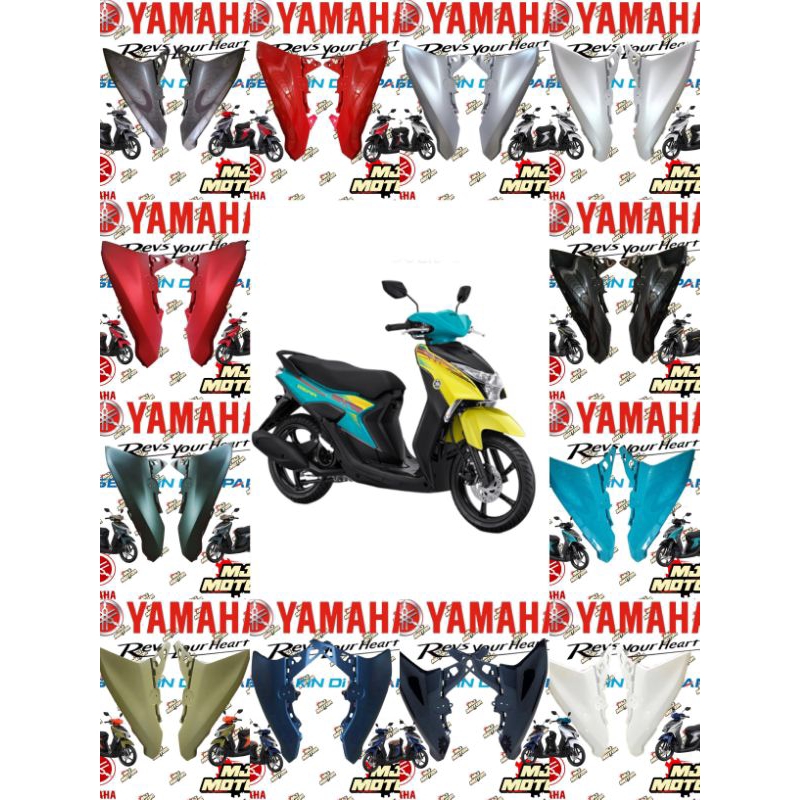 MIO GEAR 125 ด้านหน้า WING PANEL ซ้ายขวาต้นฉบับ YAMAHA B3W-F835V-00 B3W-F835U-00