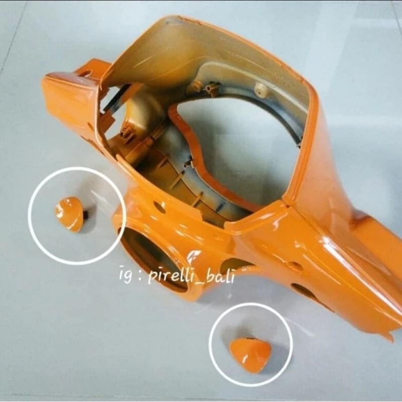 Vespa Sprint Handlebar Lower Neck Hole Cover Without Paint Original Piaggio Neck Cover Unpaint
