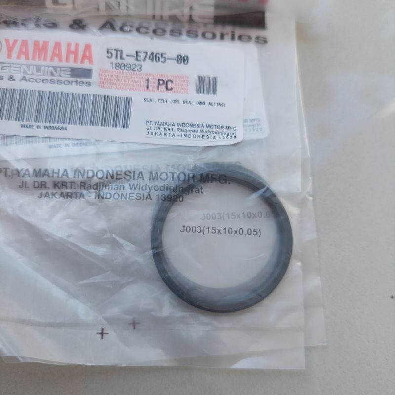 มู่เล่ย์หลัง ซีลสําหรับ MIO, FINO, SOUL original yamaha 5tl e7465 00
