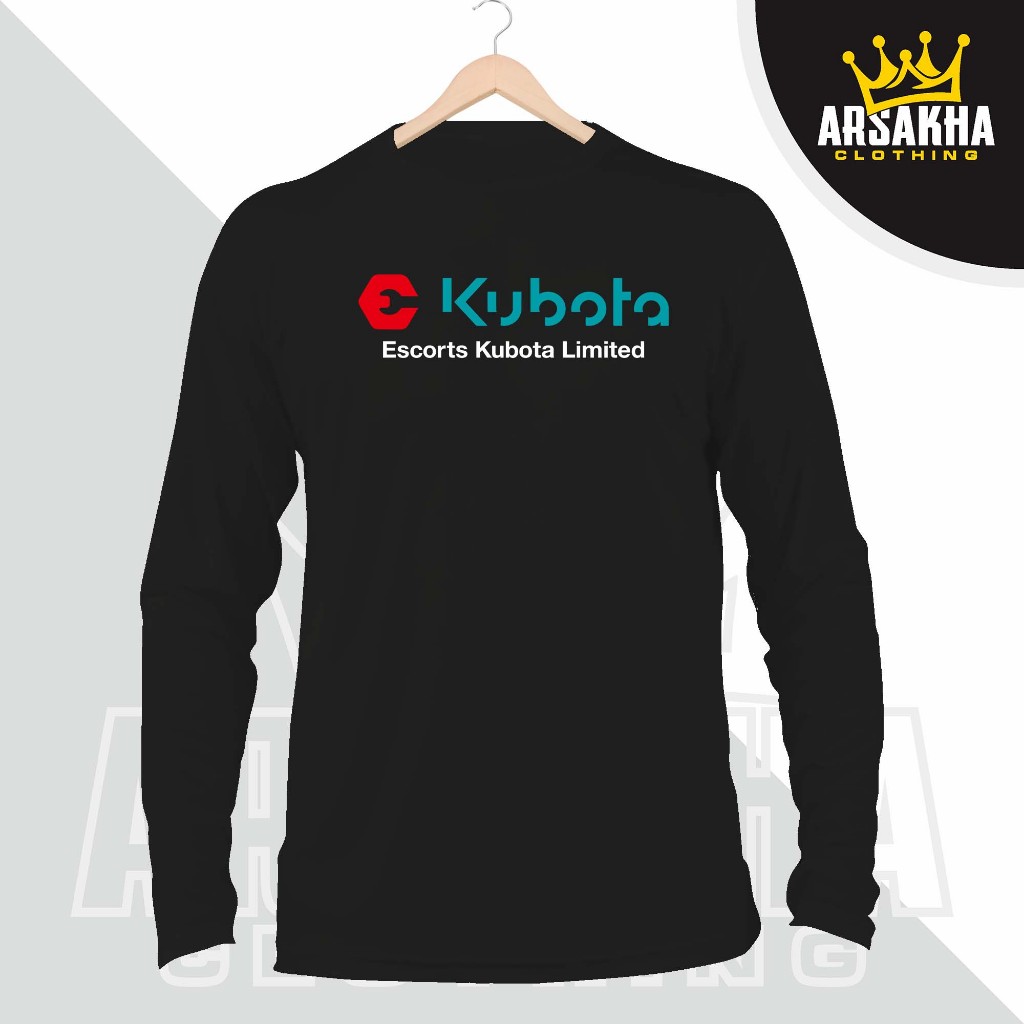 KATUN Kubota Escorts Kubota Limited เสื้อยืดแขนยาว Distro เสื้อยืด DTF หน้าจอการพิมพ์ Distro เสื้อ C