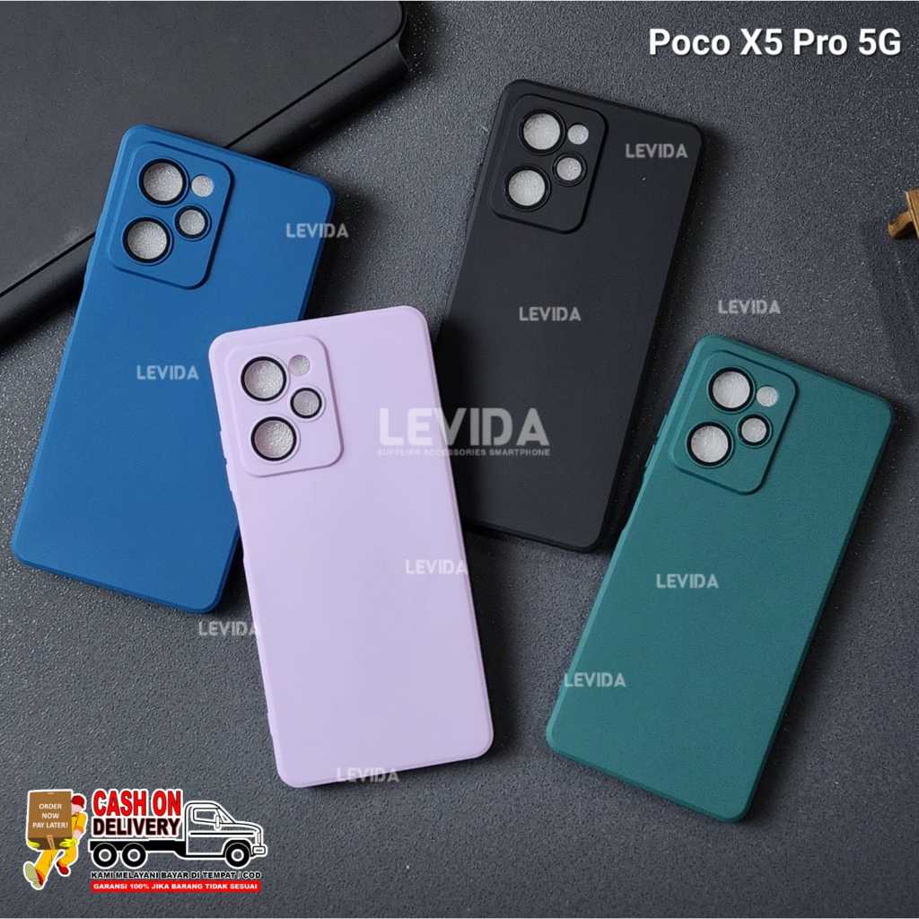 POCO M4 PRO POCO M5 POCO X5 5G POCO X5 PRO POCO M3 POCO M5S CASE MACAROON เลนส์กล้อง SOFT CASE POCO 