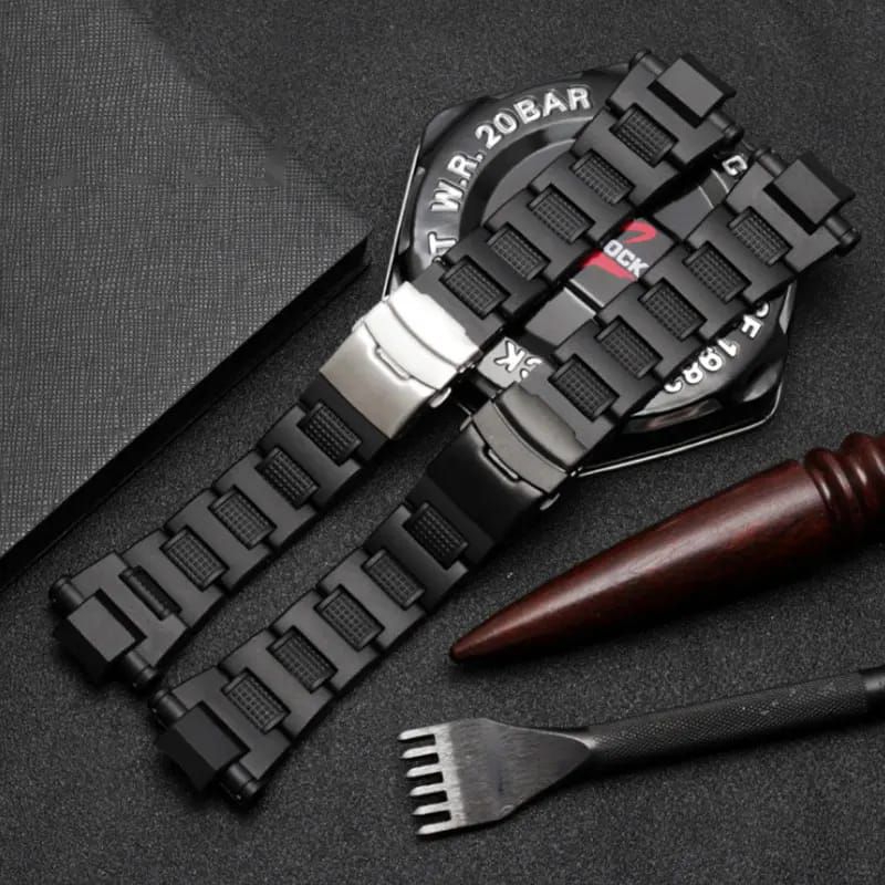 G Shock สายนาฬิกา Gw-A1100FC GW-A1000 GW-4000 Casio GW-A1100 GW4000 GA1000 สายนาฬิการุ่นโซ่พลาสติก micha วัสดุ
