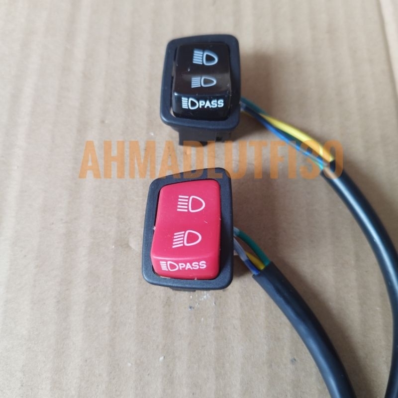 TOMBOL PassBeam ปุ่มสวิตช์ไฟเวียดนาม Aerox Fazzio Mio Gear Fillano Mio lama Xeon Soul Jupiter MX Z ฯ