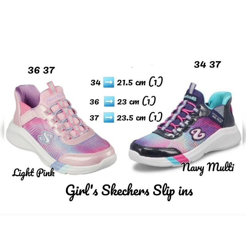 Skechers รองเท้าสลิปออนเด็กผู้หญิง : Dreamy Lites - Colorful Prism