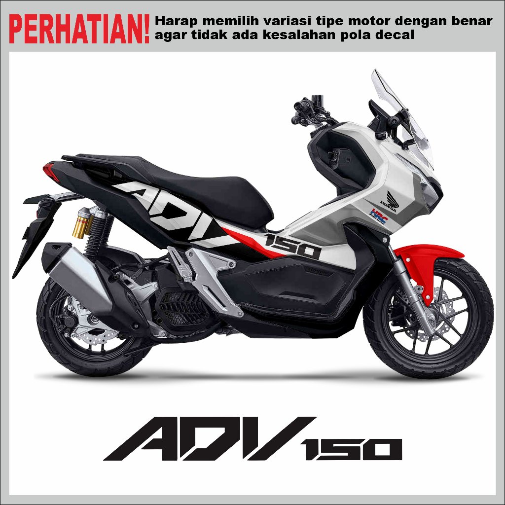 Honda ADV 160 ADV 150 สติ๊กเกอร์เต็มตัวสติ๊กเกอร์แบบกําหนดเองออกแบบฟรี motif CC1 ราคา ถูกที่สุด ดีลบีเคเค แกลเลอรีภาพที่ 2