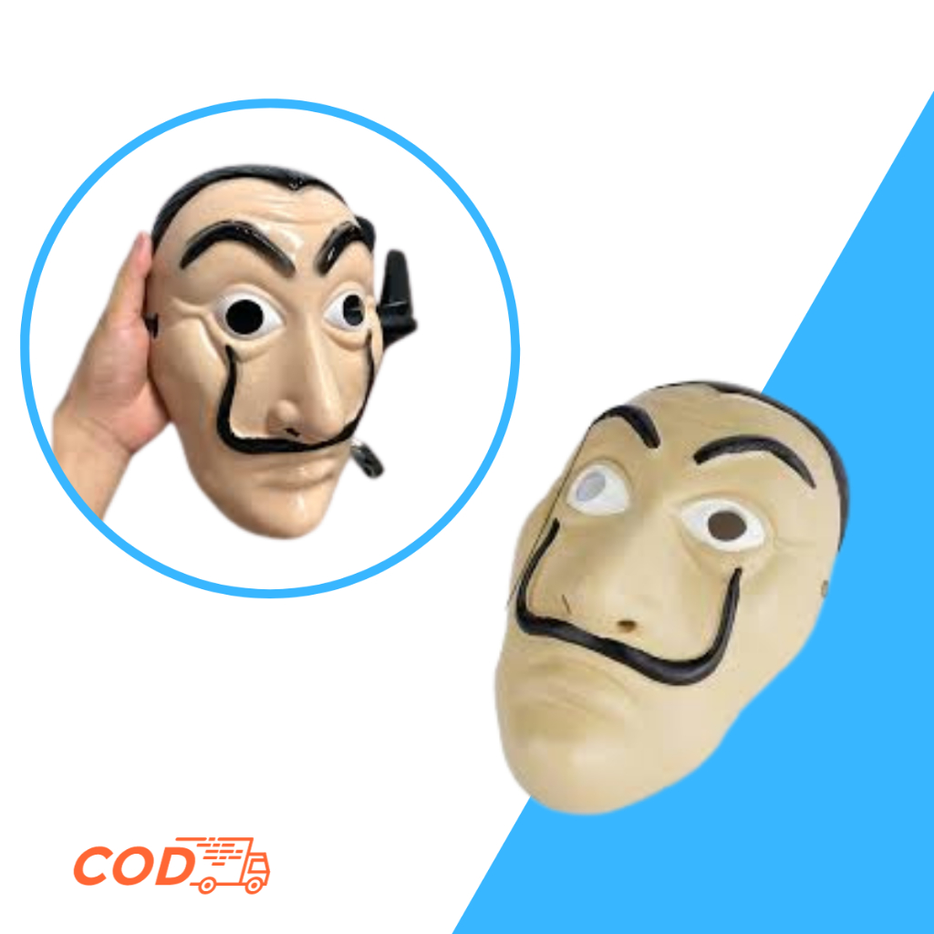 Money Heist Thief Mask/หน้ากากฮาโลวีน/Money Heist เครื่องแต่งกายหน้ากาก