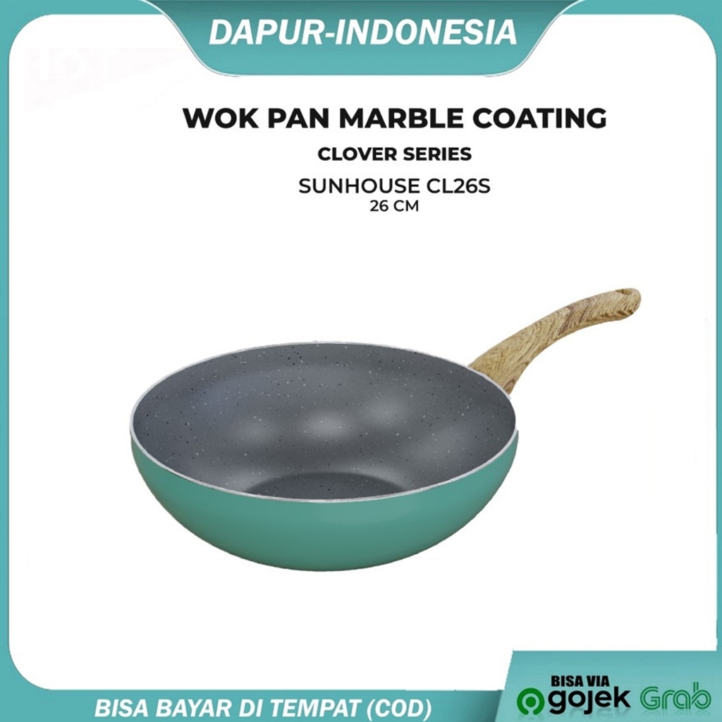 Clover Marble Sunhees กระทะลึก 26 ซม. CL26S