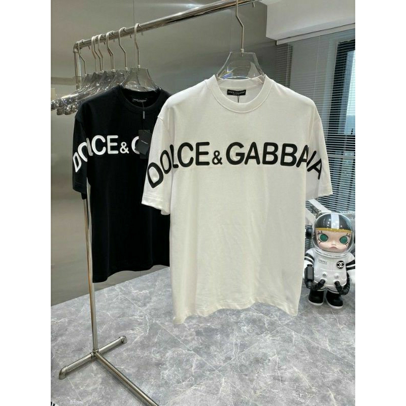 เสื้อยืดโอเวอร์ไซส์ Dolce Gabbana Black &White Nice Shirt