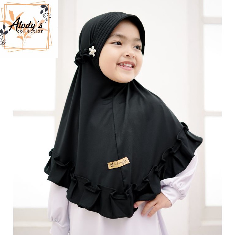 Trend trxPp6P Sheila Childrens Hijab with Curly Rope Age 37 Years Alodys Collection Jersey Material