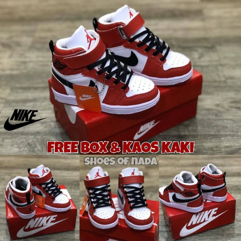 รองเท้า NIKE AIR JORDAN CHILDREN คุณภาพนําเข้ารองเท้าผ้าใบ NIKE JORDAN CHILDRENS SCHOOL