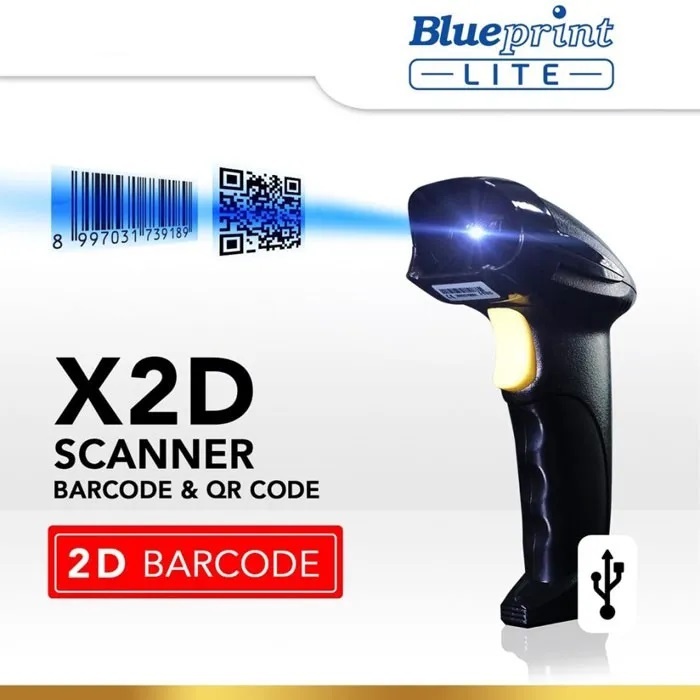 QRCODE QR CODE Blueprint 1D 2D BP-Lite X2D เครื่องสแกนบาร์โค้ด USB