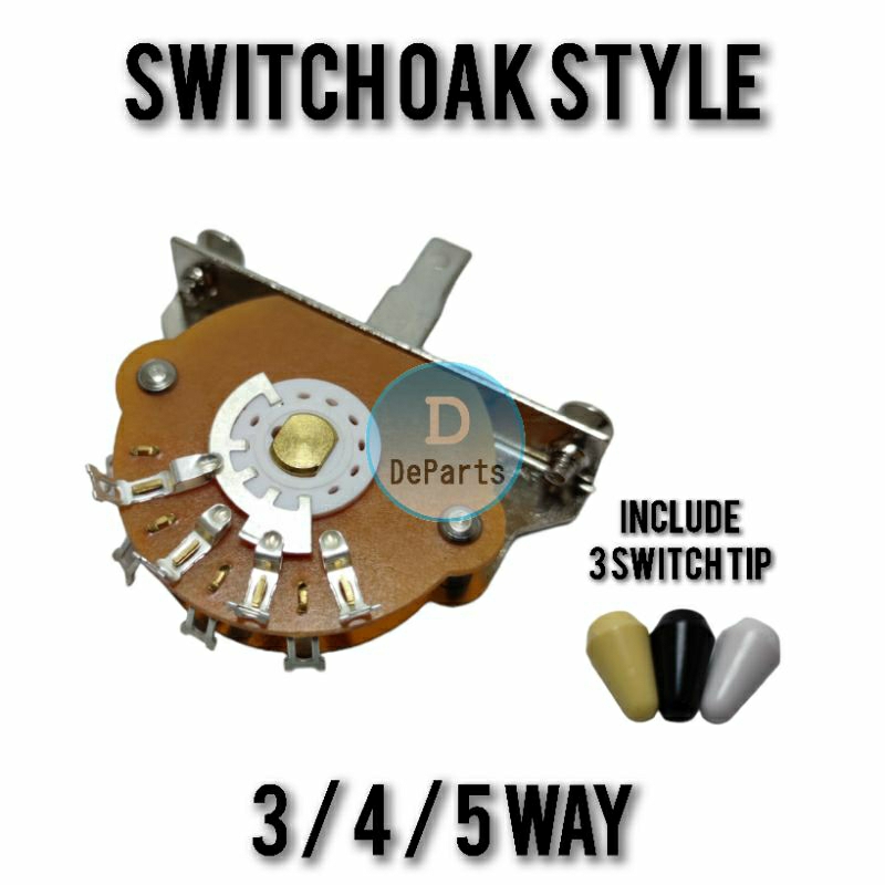 Oak Grigsby style 3 way / 4 way / 5 way Switch สําหรับกีตาร์และเบส