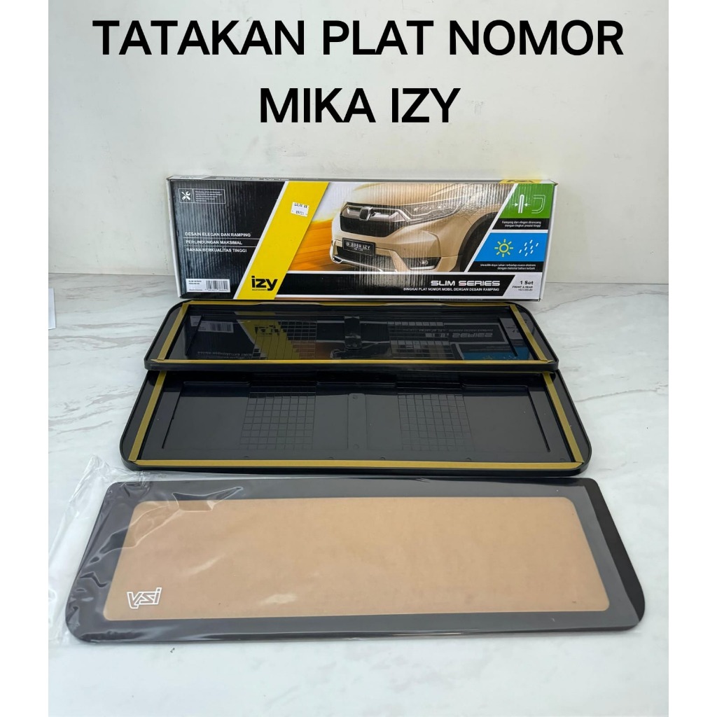 IZY COVER / HOLDER / PLACE / FRAME / BRACKET / CAR NUMBER PLATE PLACE MICA IZY MODEL