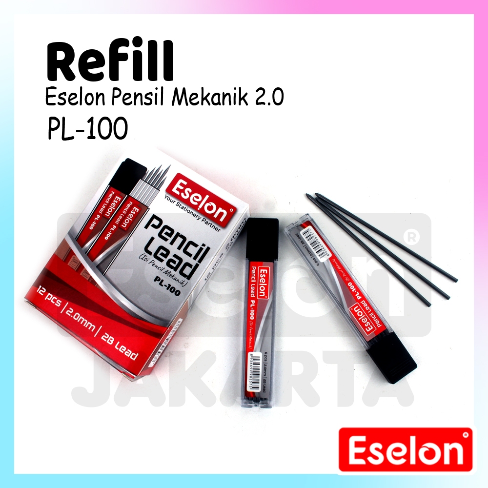 [ES.JKT ] Refil/fill Mechanical Pencil 2.0 mm/Refill Pencil 2B Echelon PL-100
