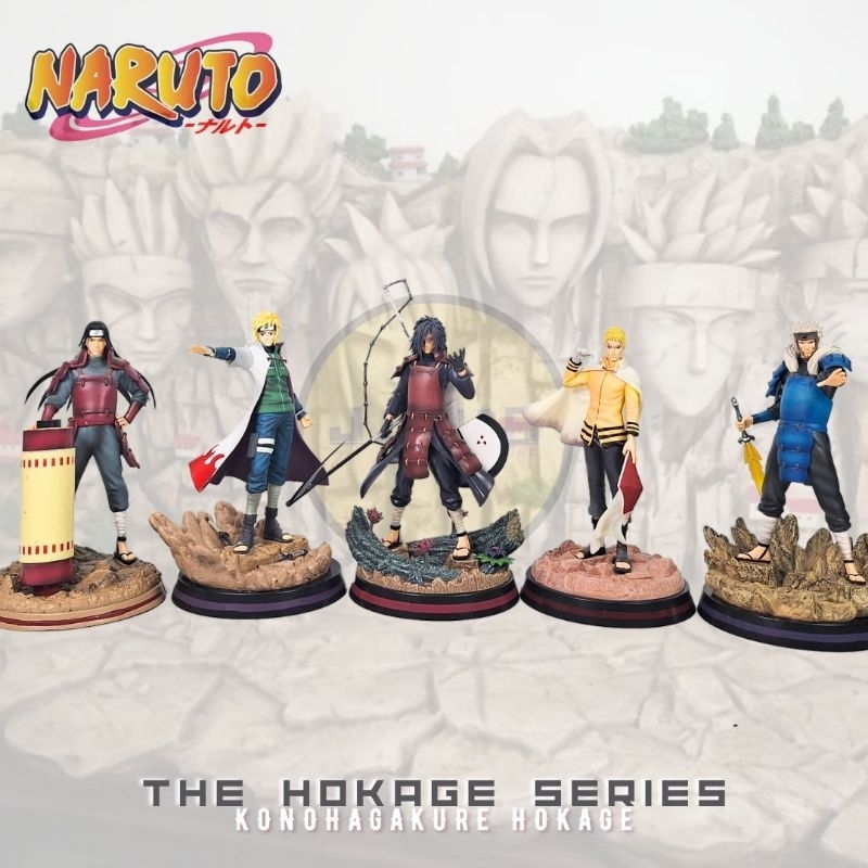 Action Figure Hokage Konohagakure รูปปั้น Naruto Series Sand Diorama