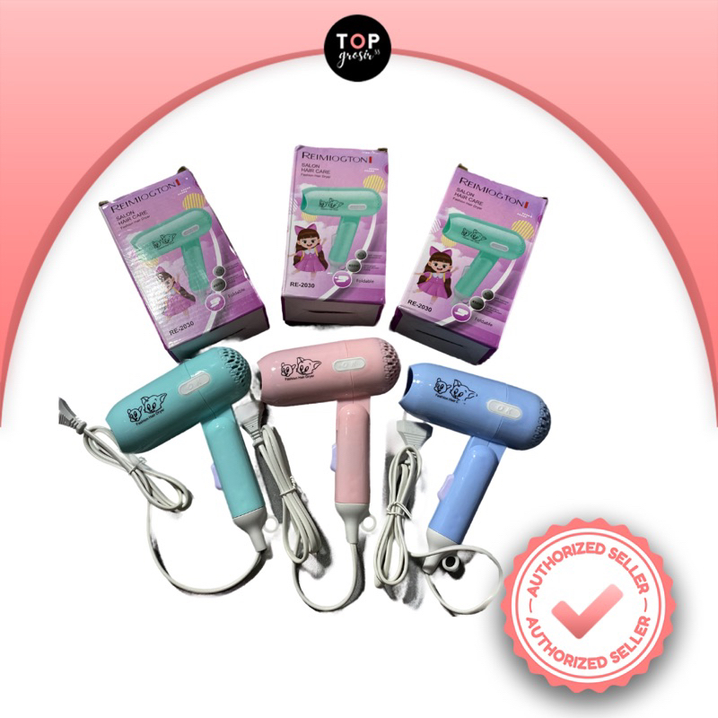 ONYX OX-938 MINI FOLDABLE HAIR DRYER / 500 WATT HAIR DRYER CUTE CHARACTER HAIR DRYER