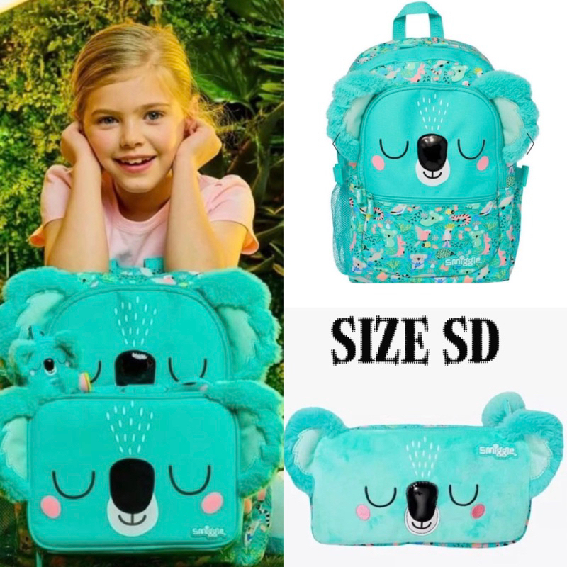 New2024 BACKPACK/BACKPACK SMIGGLE KOALA SAGE ORI