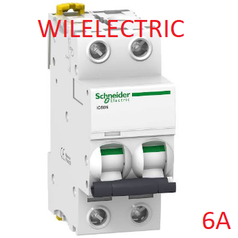 SCHNEIDER MCB IC60N 2P 6A 6 A 6KA A9F74206 เดิม