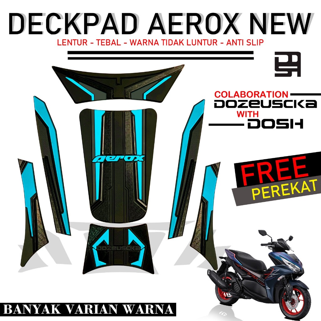 แผ่นยางกันรอยถังน้ํามัน แบบพรีเมี่ยม สําหรับ Deckpad Aerox 155 Aerox 155