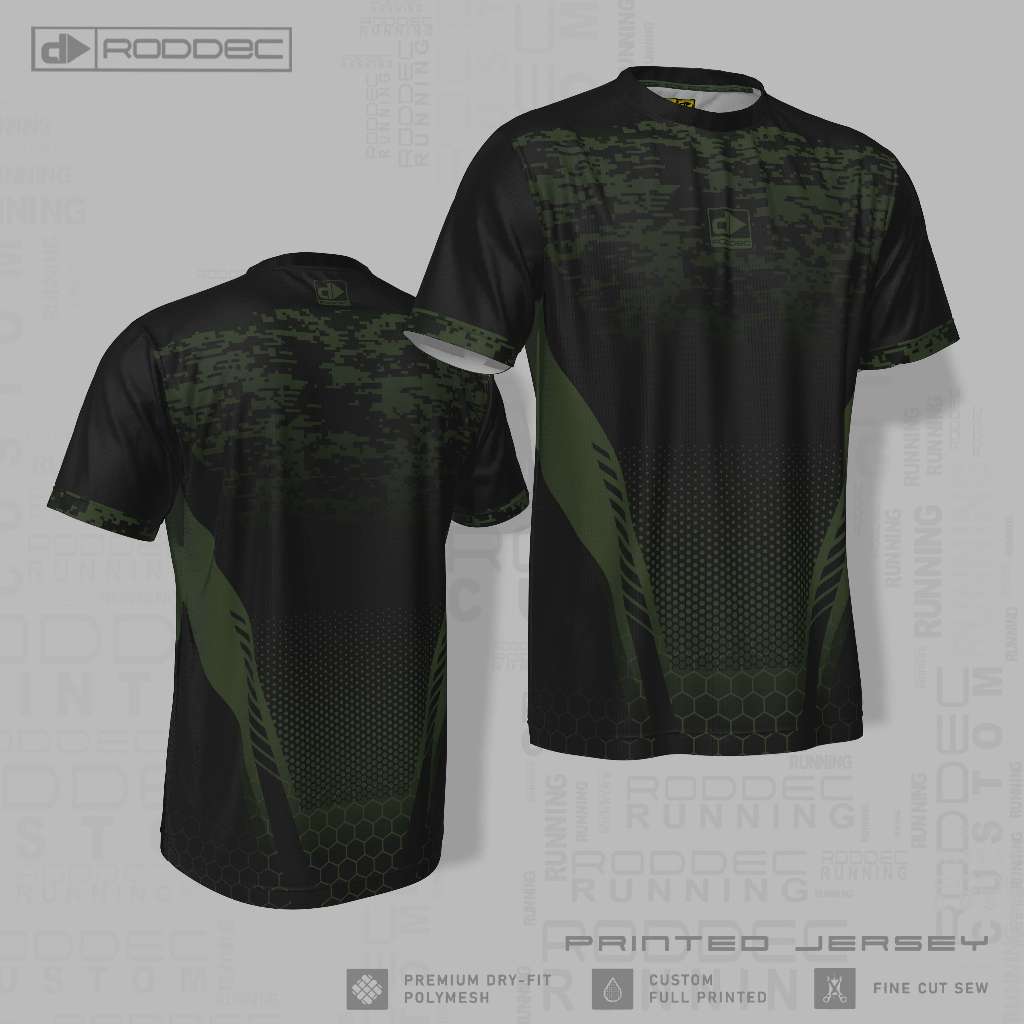 RODDEC SHADOW RECON - เสื้อวิ่งแห้งเร็วสําหรับผู้ชายเสื้อฝึกซ้อมแบดมินตัน J21