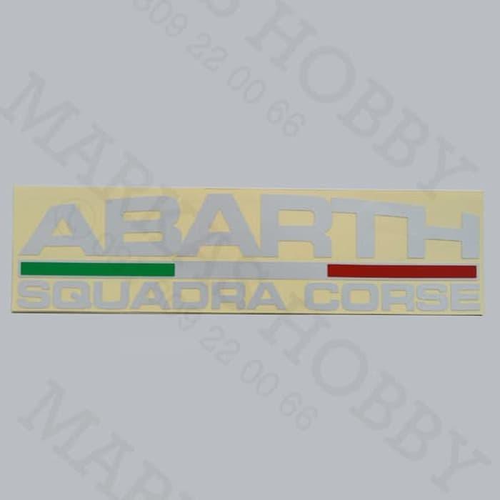 Abarth Squadra Corse Fiat Cutting Sticker อุปกรณ์ตกแต่งรถยนต์