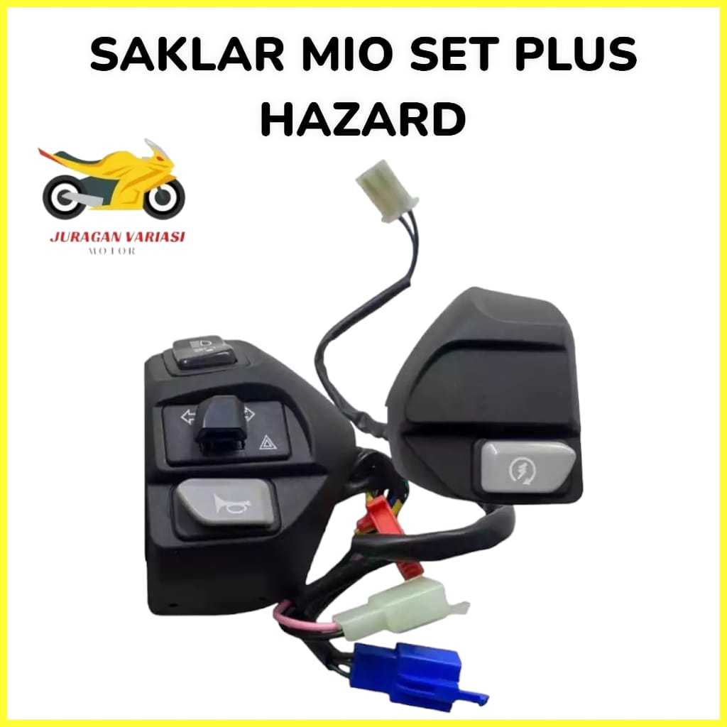 MIO SWITCH ONE SET RIGHT LEFT MIO SET SWITCH ซ้ายขวา BY PLUS HAZARD MIO J MIO SPORTY MIO M3 MIO SOUL
