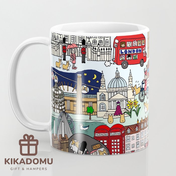 แก้วกาแฟเซรามิก The Queens London Day Out