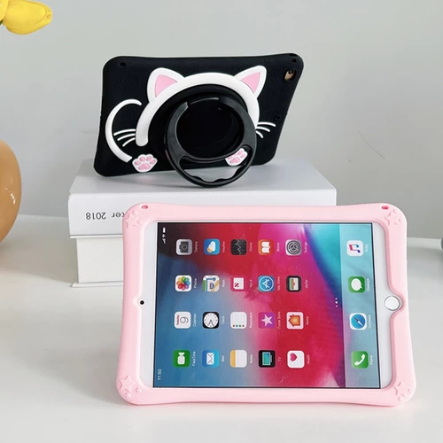 Cat Cat Cat Ring Case Casing Cute Cover Kids Samsung Tab A 8.0 2019 T290 T295 | ซัมซุงแท็บ A7 10.4 2